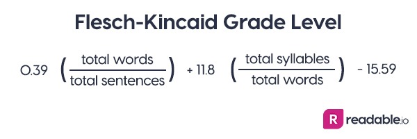 Flesch-Kincaid Grade Level